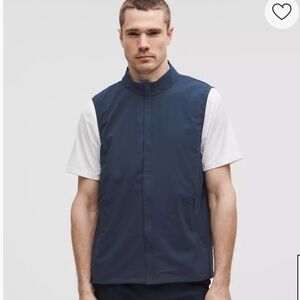 Lululemon Windproof Full-Zip Golf Vest Club Blue Size M